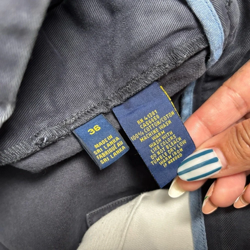 Polo by Ralph Lauren Men's Navy Shorts - Picture 3 of 5